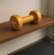 Гантелі для фітнесу вінілові круглі York Fitness 2х2кг жовтий