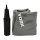 Фітбол York Fitness 75см сірий + насос