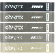 Набір резинок для фітнесу Gymtek 0,5-30кг сірий