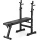 Лавка зі стійками для тренувань зі штангою Gymtek XL700 складана
