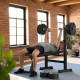 Лавка зі стійками для тренувань зі штангою Gymtek XL700 складана