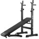 Лавка зі стійками для тренувань зі штангою Gymtek XL700 складана