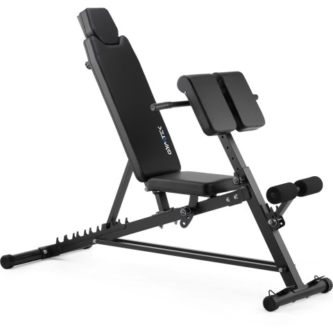 Лавка тренувальна Gymtek XL800 з еспандерами та партою Скотта