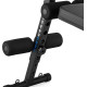 Похила лава для тренувань преса Gymtek XL200 з еспандерами для дому