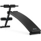 Похила лава для тренувань преса Gymtek XL200 з еспандерами для дому