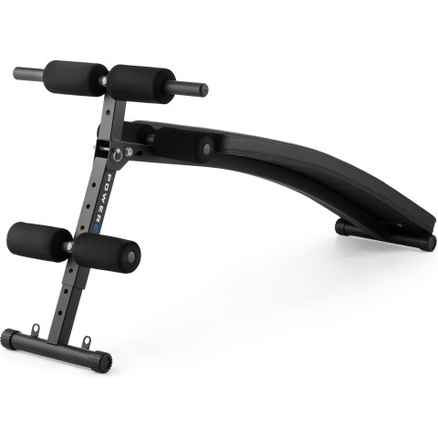 Похила лава для тренувань преса Gymtek XL200 з еспандерами для дому