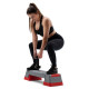 Степ платформа Hop-Sport HS-PP020AS сіро-червона