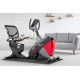 Горизонтальний велотренажер Hop-Sport HS-070L Helix червоний iConsole+