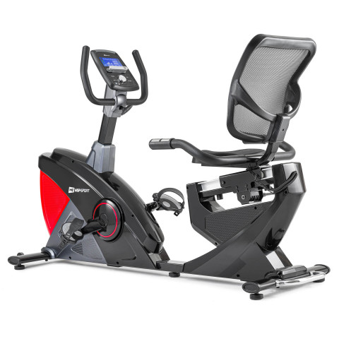 Горизонтальний велотренажер Hop-Sport HS-070L Helix червоний iConsole+