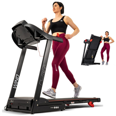 Бігова доріжка Hop-Sport HS-1000LB Wind червоний