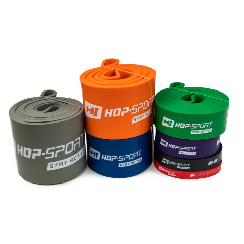 Резинка для фітнесу Hop-Sport 28-80кг HS-L064RR синя