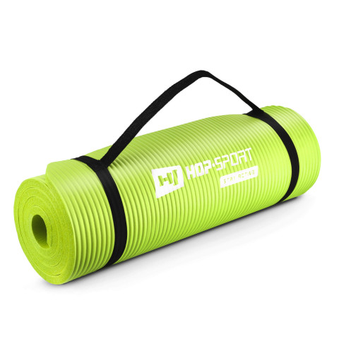 Мат для фітнесу та йоги Hop-Sport HS-N015GM 1,5см салатовий