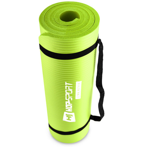 Мат для фітнесу та йоги Hop-Sport HS-N015GM 1,5см салатовий
