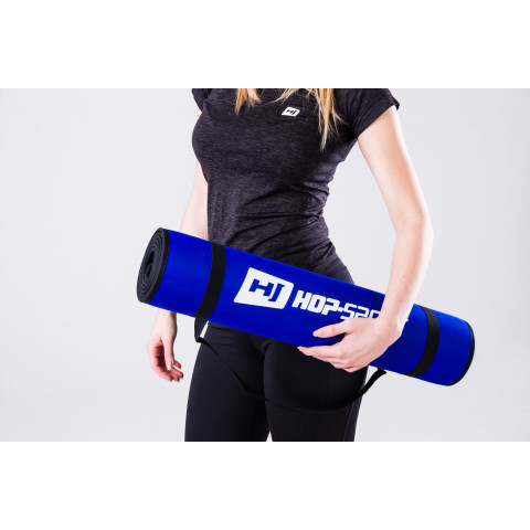 Мат для фітнесу та йоги Hop-Sport HS-2256 синій