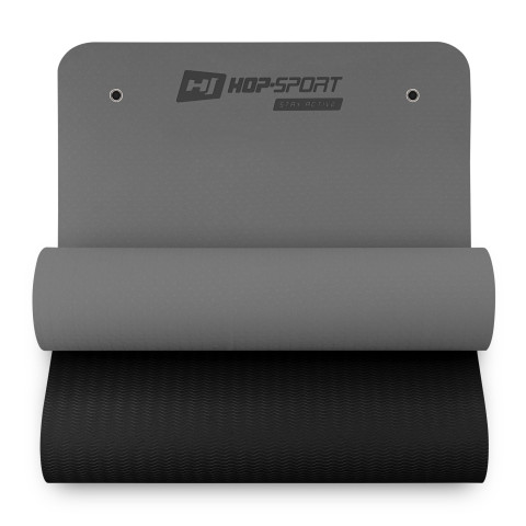 Килимок з отворами Hop-Sport TPE 0,8см HS-T008GM сірий