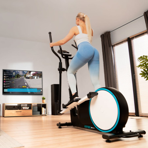 Орбітрек Hop-Sport HS-250C Riper чорно-синій