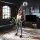 Фітбол Hop-Sport 25см сріблястий