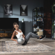 Фітбол Hop-Sport 25см сріблястий
