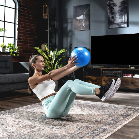 Фітбол Hop-Sport 25см блакитний