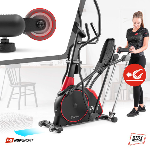 Орбітрек електромагнітний Hop-Sport HS-095CF Prizm чорний