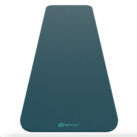 Коврик для йоги Hop-Sport HS-NB015GM NBR 1,5см темний морський