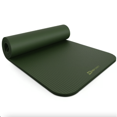 Коврик для йоги Hop-Sport HS-NB015GM NBR 1,5см темно-зелений