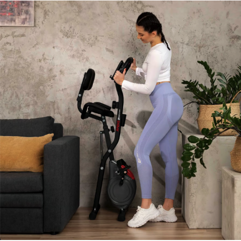 Велотренажер Hop-Sport HS-3030X Apeks X-Bike сірий