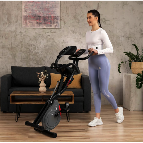 Велотренажер Hop-Sport HS-3030X Apeks X-Bike сірий