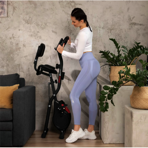 Велотренажер Hop-Sport HS-3030X Apeks X-Bike чорний