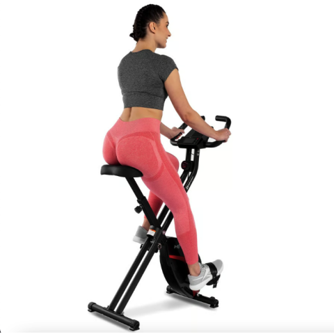 Велотренажер Hop-Sport HS-3020X Quest X-Bike чорно-червоний
