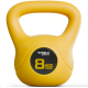 Гиря вінілова 8кг Trex Sport TX-008CKB жовта