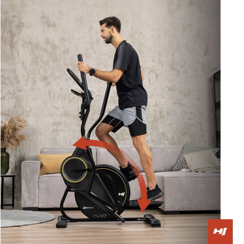 Орбітрек магнітний Hop-Sport HS-450B Dynamic чорно-золотистий