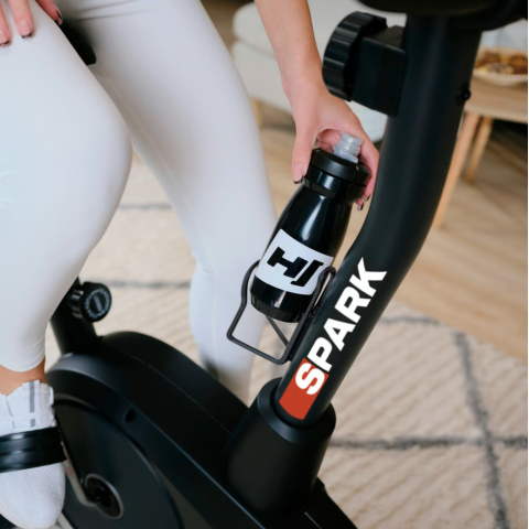 Велотренажер Hop-Sport HS-2080 Spark чорно-червоний (2025)