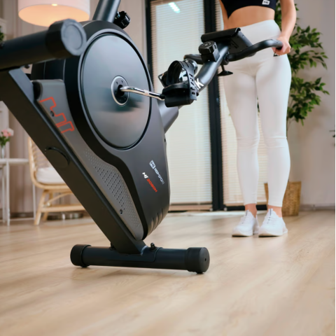 Велотренажер Hop-Sport HS-2080 Spark чорно-червоний (2025)