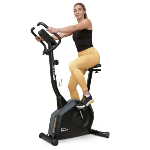 Велотренажер Hop-Sport HS-4000H Grant чорно-золотистий