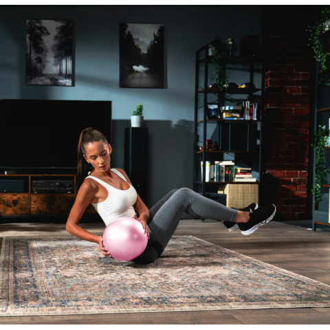 Фітбол Hop-Sport 25см рожевий