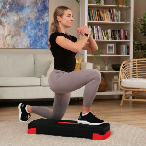 Степ платформа Hop-Sport HS-PP033AS чорно-червона