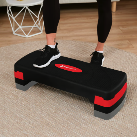 Степ платформа Hop-Sport HS-PP033AS чорно-червона