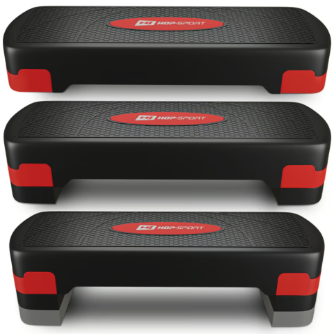 Степ платформа Hop-Sport HS-PP033AS чорно-червона