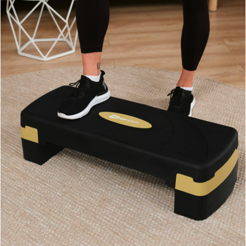 Степ платформа Hop-Sport HS-PP033AS чорно-золота