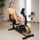 Горизонтальний велотренажер Hop-Sport HS-045L Volt магнітний золотистий