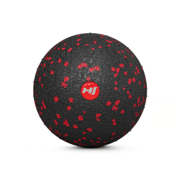 Масажний м'яч EPP 80 мм Hop-Sport HS-S008MBR чорно-червоний