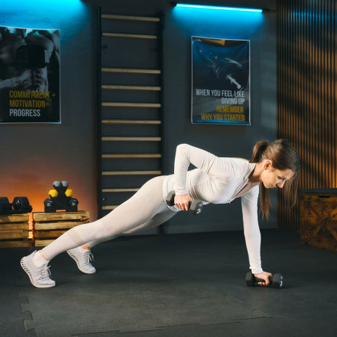 Гантелі для фітнесу неопренові TREX Sport TX-020VD 2x2кг