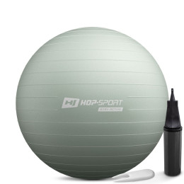 Фітбол Hop-Sport 65см шавлієвий + насос
