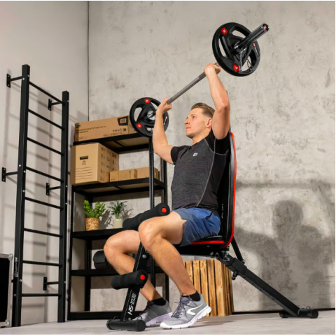 Лавка тренувальна Hop-Sport HS-1030 із фіксатором для ніг