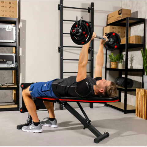 Лавка тренувальна Hop-Sport HS-1030 із фіксатором для ніг