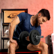 Гантеля композитна Hop-Sport 20кг