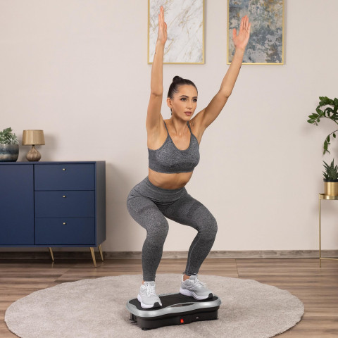 Вібраційна платформа Gymtek XP500 сріблястий