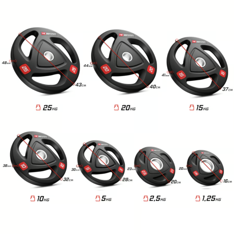 Диск олімпійський Hop-Sport 10кг