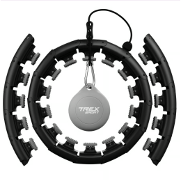 Хулахуп Trex Sport TX-010CHH масажний з обважнювачем чорний